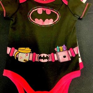 NWT bat girl onesie size newborn two pack